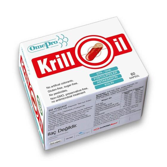 Anti Krill Yağı Krill Oil Omepro® Krill Yağı 60 Kapsül x 2 Adet