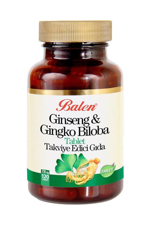 Balen Ginseng & Ginkgo Biloba 720 mg 120 Tablet x 3 Adet