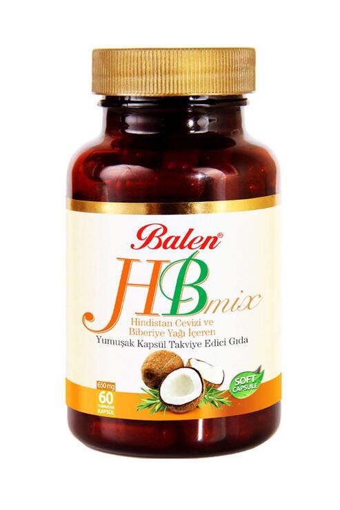 Balen H&B Mix (Hin. Cevizi&Biberiye Yağ.) 650 mg 60 Kapsül 2 Adet
