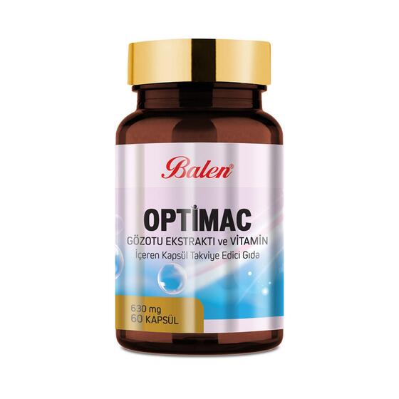 Balen Optimac Gözotu Ekstraktı -Vitamin 630 mg 60 Kapsül x 3 Adet