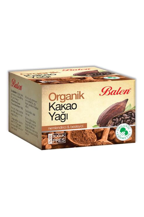 Balen Organik Kakao Yağı Soğuk Pres 50 ml 2 Adet