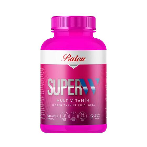 Balen Süper-W Multivitamin Kapsül 585 mg 60 kapsül