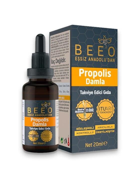 Beeo Propolis Damla Takviye Edici Gıda 20 ml