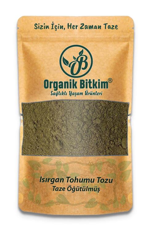 Organik Bitkim Toz Isırgan Tohumu Taze Öğütülmüş 1 kg