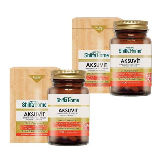 Shiffa Home (Aksuvital) Aksuvit 750 mg 80 Tablet x 2 Adet