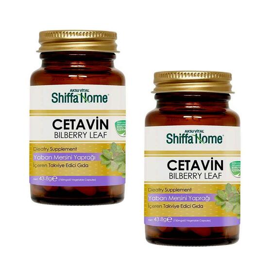Shiffa Home (Aksuvital) Cetavin 730 mg 60 Kapsül x 2 Adet