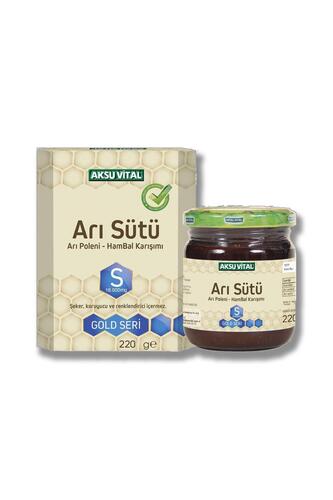 Aksu Vital Arı Sütü Polen & Ham Bal Karışımı (1800 mg) 220 gr