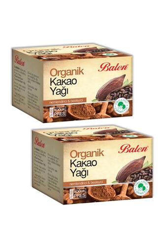 Balen Organik Kakao Yağı Soğuk Pres 50 ml 2 Adet