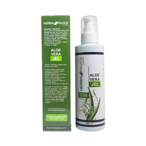 Herbal Palace Aloe Vera Cilt Bakım Jel - % 99 Aloe Vera 150 ml