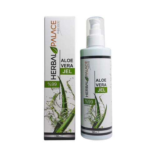 Herbal Palace Aloe Vera Cilt Bakım Jel  % 99 Aloe Vera 150 ml x 2 Adet