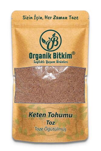 Organik Bitkim Keten Tohumu Toz 1000 gr